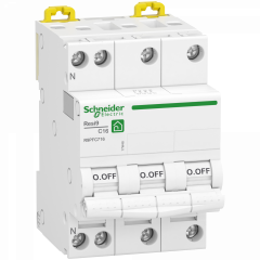 Resi9 - disjoncteur modulaire - 3P+N - 16A - courbe C - peignable