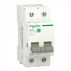 Resi9 - interrupteur-sectionneur 2P 63A