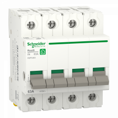 Resi9 - interrupteur-sectionneur 4P 63A