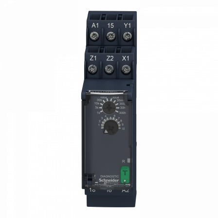 Harmony Time RE22 - relais tempo - 1OF - A At Aw - 1s à 300h - 24V à 240VACDC