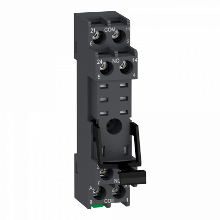 Harmony RXG - Embase push in - 5A - Contacts mixés - relais RXG2