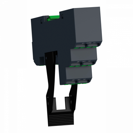 RGZ push-in socket with clamp, separate contact, for RXG2 relays
