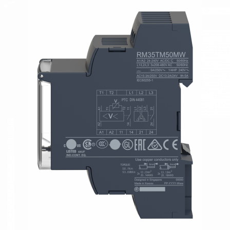 Harmony RM35-T relais de contrôle tension et temp du moteur - 24..240Vca/cc - 2F