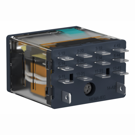 Harmony Relay RP - relais puissance - embroch - test - 4OF - 15A - 24VDC