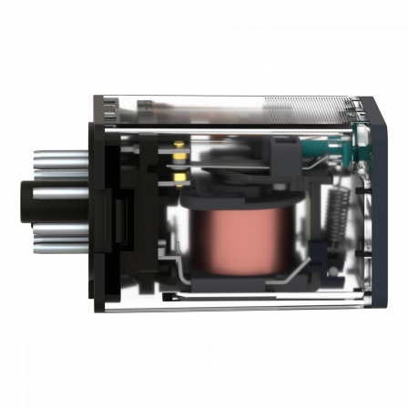 Harmony  RUM - relais universel - embrochab - test - DEL - 2OF - 10A - 24VDC