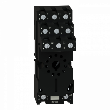 Harmony Relay RUM - embase pour relais RUMC3 - contacts séparés - connecteurs