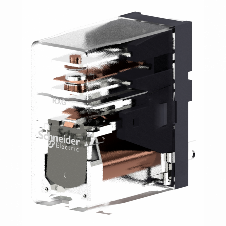 Harmony Relay RXG - relais interface - embrochable - 1OF - 10A - 230VAC
