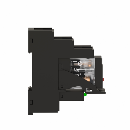 Harmony Relay RXG - relais embroc monté sur embase - test + DEL - 2OF 5A - 24VAC