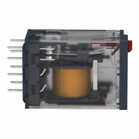 Harmony Relay RXM - relais miniature - embrochab - test+DEL - 2OF - 12A - 24VAC