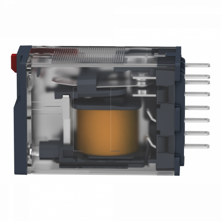 Harmony Relay RXM - relais miniature - embrochab - test+DEL - 2OF - 12A - 24VAC