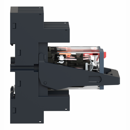 Harmony Relay RXM - relais sur embase cont mixtes - 2OF - 12A - test+DEL - 230V