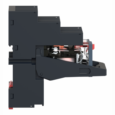 Harmony  RXM - relais monté sur embase cont séparés - 4OF - 6A - test - 24VAC