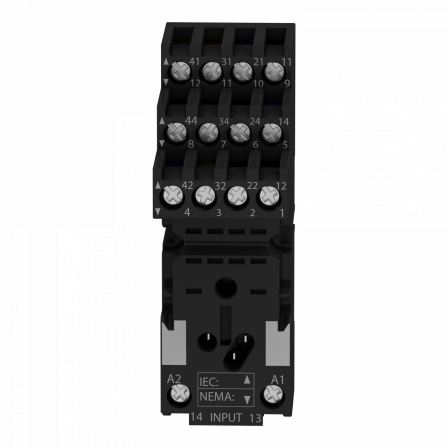 Harmony Relay RXM - embase contacts séparés - RXM4 - racc connecteurs à vis