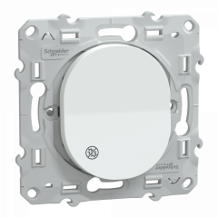 Ovalis - interrupteur va et vient - 10AX - Antibactérien