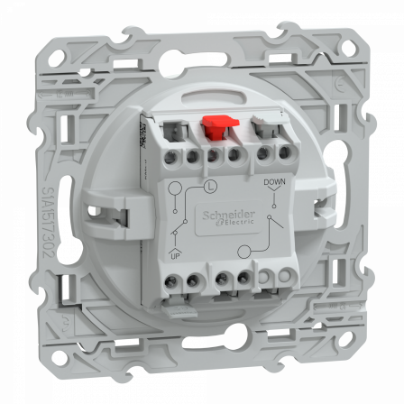 Ovalis - interrupteur 2 boutons pour volet roulant - 6AX - Antibactérien