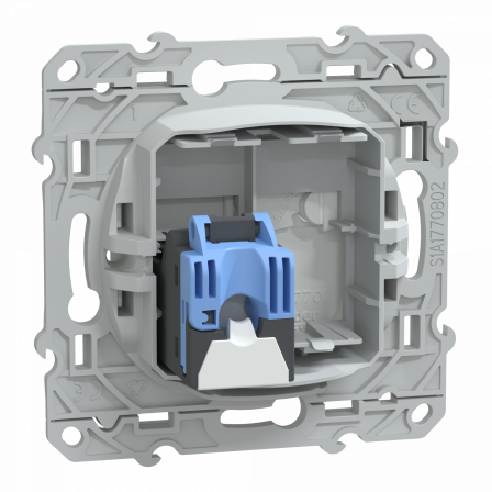 Ovalis - prise RJ45 cat.6a STP - grade 3 (multimédia +) - Blanc