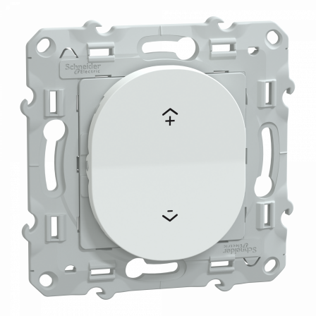 Wiser Ovalis - interrupteur centralisé sans fil 2 ou 4 BP - Blanc