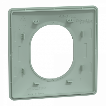 Ovalis - plaque de finition - 1 poste - sauge