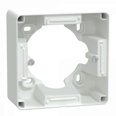 Ovalis - Boîte support 36 mm pour montage en saillie - Blanc