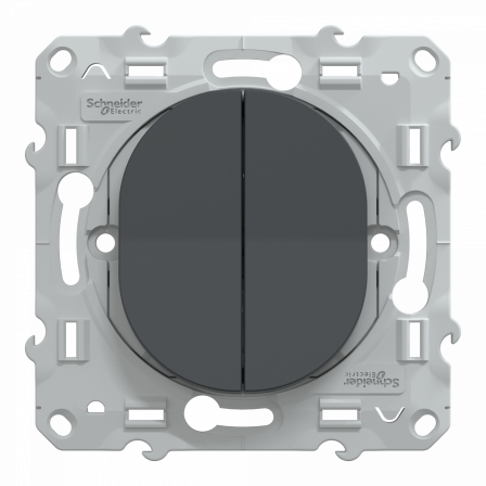 Ovalis - double va et vient - 10AX - Anthracite