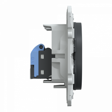 Ovalis - prise RJ45 cat.6a STP - grade 3 (multimédia +) - Anthracite
