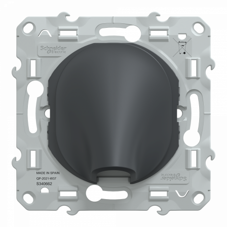 Ovalis - sortie de câble - 16A - Ø6..12mm - Anthracite