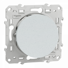 Odace - poussoir - blanc Recyclé - 10A