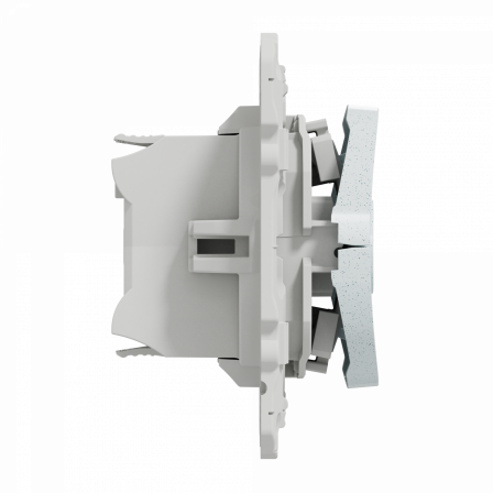 Odace - inter volet-roulant - blanc Recyclé 3 boutons montée/descente/stop à vis