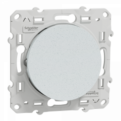 Odace - inter lumineux - blanc Recyclé 10A à vis LED orange 1,5mA local/temoin