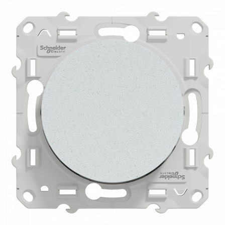 Odace - inter lumineux - blanc Recyclé 10A à vis LED orange 1,5mA local/temoin