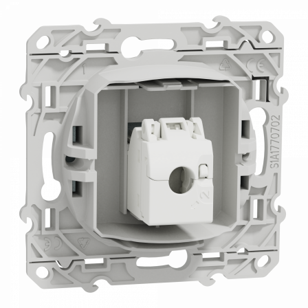 Odace - prise RJ45 cat.6 STP - grade 2TV min à grade 3TV (+ multi) - blc recyclé