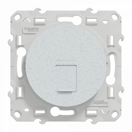 Odace - prise RJ45 cat.6 STP - grade 2TV min à grade 3TV (+ multi) - blc recyclé