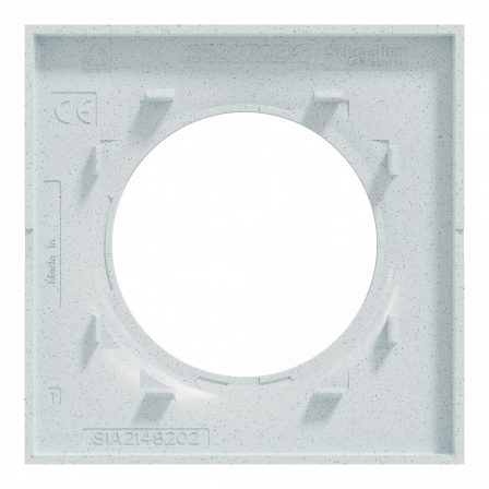 Odace Styl - plaque 1 poste blanc recyclé