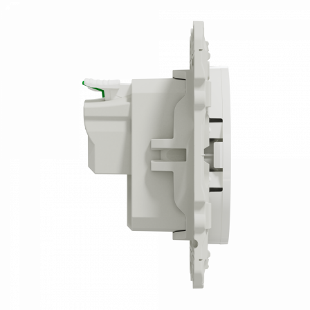 Odace - prise de courant 2P+T - standard Schuko allemand - blanc