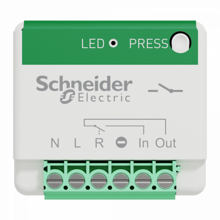 Odace sans fil sans pile - actionneur générique - micro-module - 10A - blanc