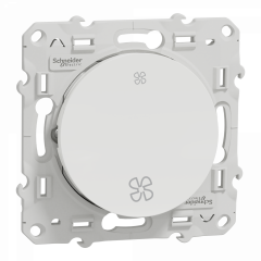 Odace - interrupteur VMC - sans position arrêt - blanc