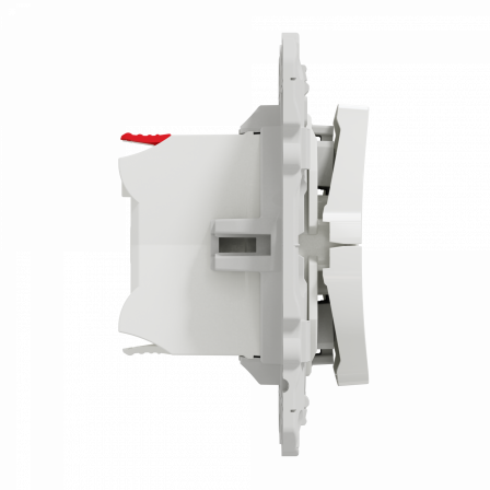 Odace - interrupteur VMC - avec position arrêt - blanc