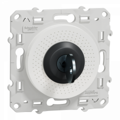 Odace - interrupteur à clé - blanc - barillet et clé inclus