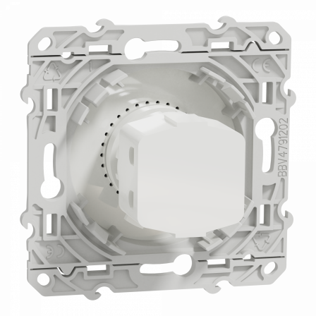 Odace - interrupteur à clé - blanc - barillet et clé inclus