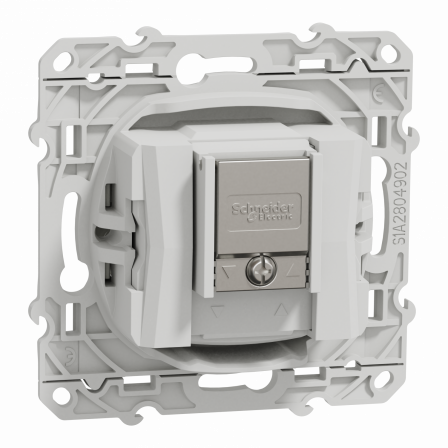 Odace - prise TV/FM/SAT - blanc - 1 entrée