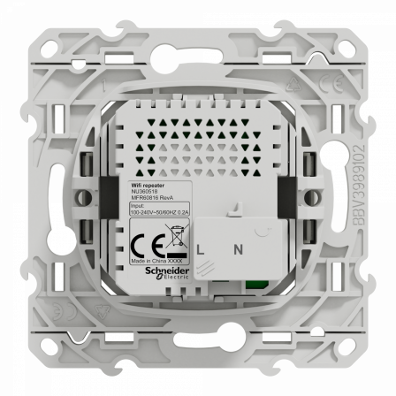 Odace - répéteur wifi - 300Mb/s 2.4 GHz - 2 mod - bornier vis - blanc