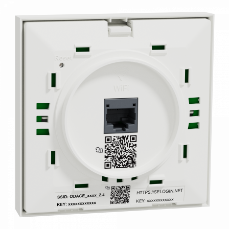 Odace Point d'accès WiFi bi-bande, WiFi 4 & WiFi 5 AC Wave 2, 1 Gb/s RJ45, Blanc