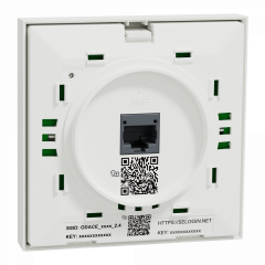 Odace Point d'accès WiFi bi-bande, WiFi 4 & WiFi 5 AC Wave 2, 1 Gb/s RJ45, Blanc