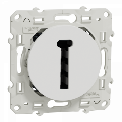 Odace - conjoncteur en T - blanc - 8 contacts