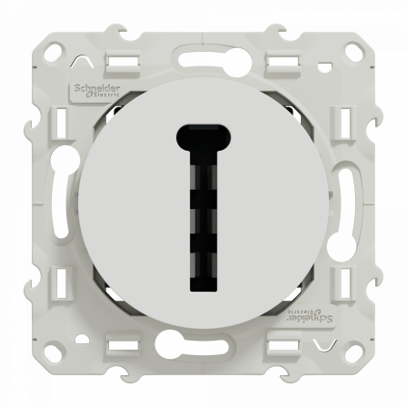Odace - conjoncteur en T - blanc - 8 contacts