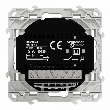Odace - thermostat programmable - écran tactile