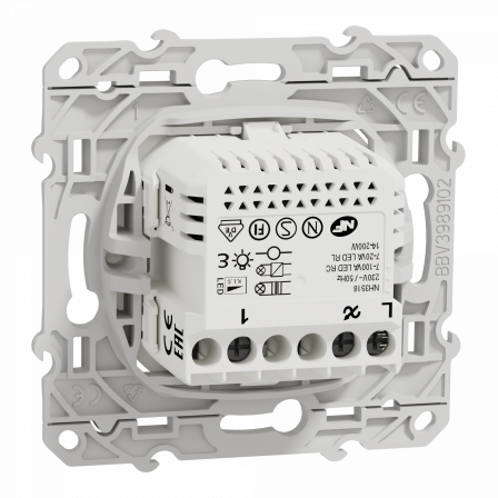 Wiser Odace - variateur rotatif LED - 2fils - zigbee - blanc