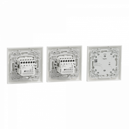 Wiser Odace - Kit commande sans fils et 2 volets roulants zigbee 3.0 encastré