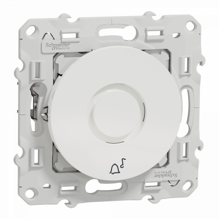 Odace - sonnette électronique - blanc - 5 tonalités - 230V