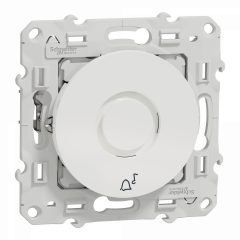 Odace - sonnette électronique - blanc - 5 tonalités - 230V